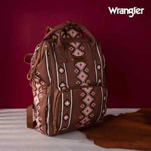 Mochila Callie WG2204-9110CM Wrangler Estampada Azteca - Camel - Imagen 1 de 6