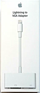 100% Real Lightning to VGA Adapter A439 for Apple ME636LL/A - NEW SEALED - Picture 1 of 6