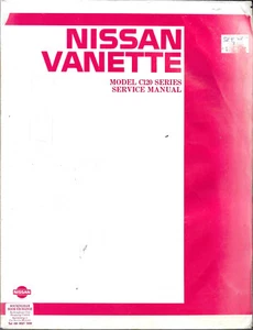 Nissan C120 Factory Workshop Repair Manual 1.2 & 1.5 1983 On MPN SM3EC120G0 - Picture 1 of 4