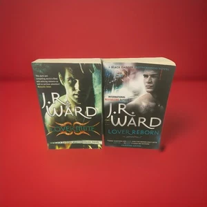 Lover Mine + Lover Reborn - J R Ward Black Dagger Brotherhood Paperback x 2 Lot - Bild 1 von 5