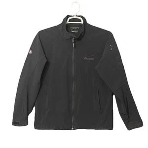 Marmot M3 Softshell Beto Full Zip Windproof Jacket Black Men's Sz Medium Hiking - Picture 1 of 10