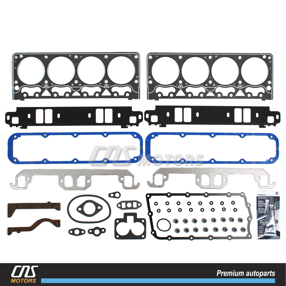 Head Gasket Set For 92-97 Jeep Grand Cherokee Chrysler Dakota 5.2L V8 OHV VIN - Image 1 of 2