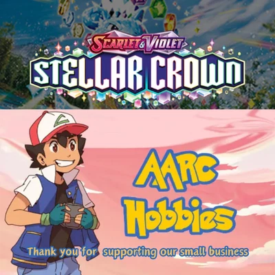 Pokemon TCG Stellar Crown Set 001-142 SAVE UP TO 40% REVERSE HOLO/HOLO RARE NM! - Image 1 of 3