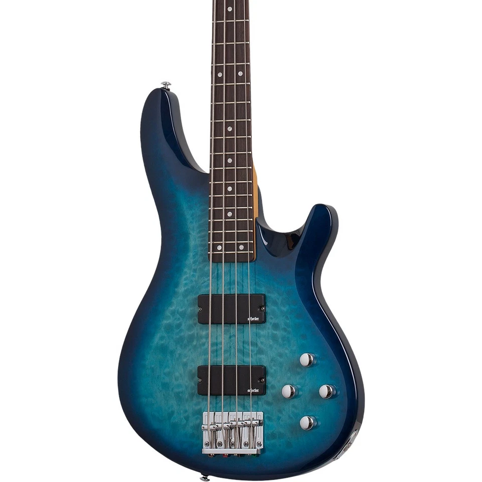 Schecter Guitar Research C-4 Plus Electric Bass Ocean Blue Burst