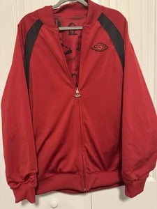 Chaqueta reversible grande para hombre Nike 1985 Flight Club Air Jordan estampado por todas partes - Imagen 1 de 9