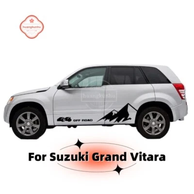 Car Sticker For Suzuki Grand Vitara Graphics Snow Mountain Decal 4X4 Off Road - Image 1 of 4