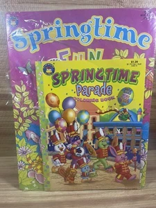 Playmore Waldmen Springtime Fun Pad Activity & Coloring Book NEW - Picture 1 of 3