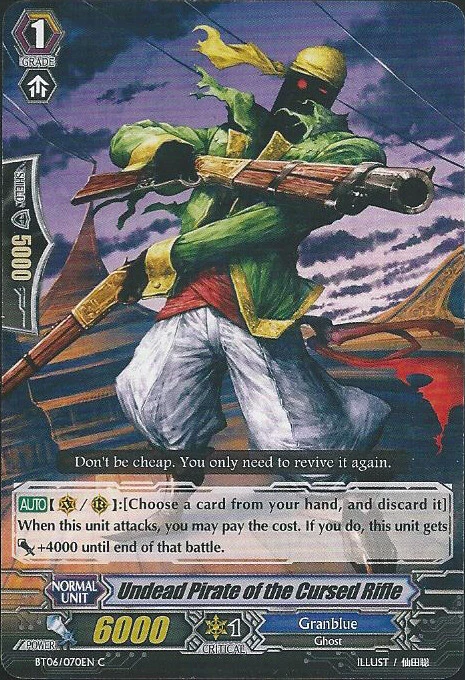 4 x Undead Pirate of the Cursed Rifle - BT06/070EN - C Near Mint / Mint, English - Image 1 of 1
