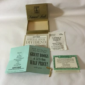 Clevite Walco 33 1/3, 45 & 78 U/min LP Diamantspitze und Standard Saphirspitze  - Bild 1 von 3