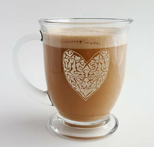 Celtic Heart Coffee Mug: Free Personalization, 16oz Personalized Valentine Gift - Picture 1 of 5