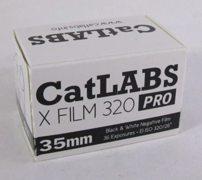 3 rollos CatLABS X 320 PRO B&W 35mm x 36 película ISO 320 blanco y negro 2024 fecha Foto 1 de 2
