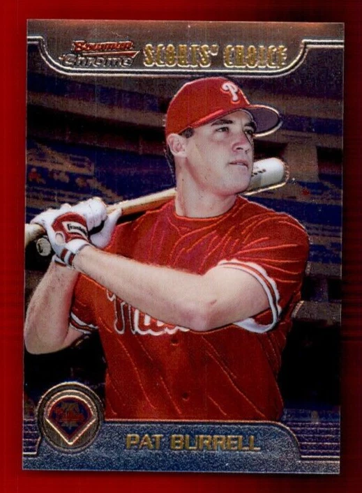 1999 Bowman Chrome Scout's Choice #SC3 Pat Burrell. - Image 1 of 2