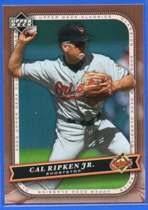 2005 Upper Deck Classics #17 Cal Ripken Orioles