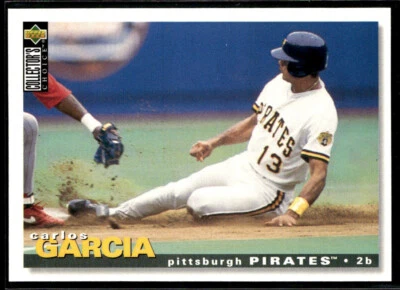 Carlos Garcia 1995 Collector's Choice 376 Pittsburgh Pirates Baseball Card - Image 1 of 2