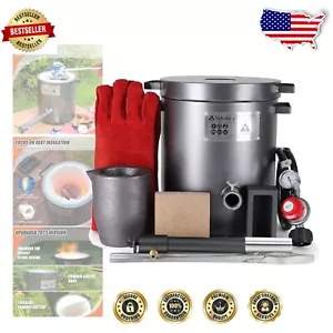 2023 Upgrade: 6 KG Melting Furnace Kit for Precious Metal Casting - DIY Fun! - Picture 1 of 10