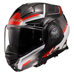 LS2 FF901 Advant X Spectrum Helm Black/White/Red XL Touring Motorrad Helm NEU++ - Picture 1 of 1