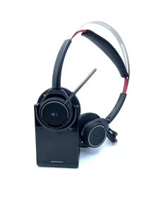 Plantronics Voyager Focus Bluetooth Headset W/ Charge Stand - Teams - No Dongle - Picture 1 of 4