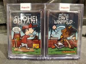 Topps Project70® 891 - Dave Winfield Shohei Ohtani Set DJ Skee Artist Proof /51