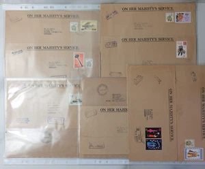 Fiji OHMS Postal Envelope Ephemera Registered Collection To Australia Vintage - Picture 1 of 24