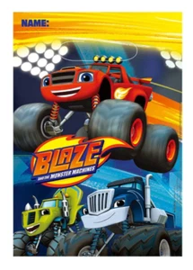 Bolsas de botín Nickelodeon BLAZE AND THE MONSTER MACHINES paquete de 8 bolsas de regalos - Imagen 1 de 2