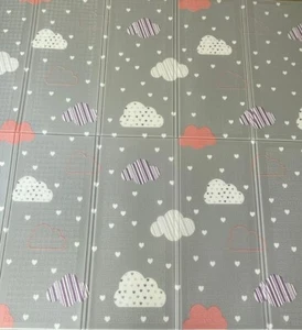 Soft Foam Extra Large 2 Sided Thick Baby Play Mat Tummy time Crawling Playing -4 - Picture 1 of 20