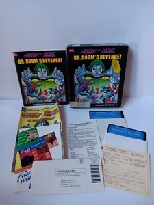 Commodore 64/128 Dr Dooms Revenge Spiderman Capt America Software Tested/Works - Picture 1 of 24