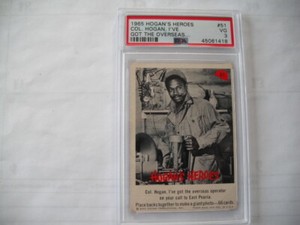 1965 FLEER HOGAN'S HEROES #51 COL. HOGAN, I'VE GOT THE OVERSEAS... PSA 3