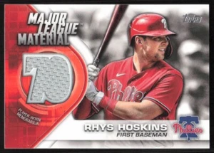 2021 Topps Major League Material Relics Rhys Hoskins Phillies #MLM-RH - Picture 1 of 2