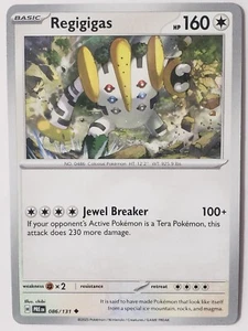 Tarjeta Pokémon Regigigas 086/131 casi nueva/m - Evoluciones Prismáticas $2 envío combinado - Imagen 1 de 2