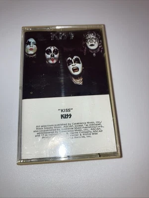 KISS Self Titled Cassette Tape 1974 Hard Rock Casablanca Tested - Image 1 of 3