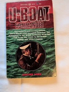 U-boat Commander by Captain Gunther Prien 1969 1st Ed Award Books WWII PB - Picture 1 of 4