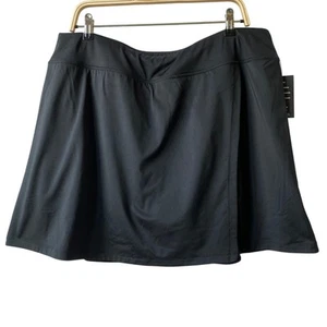 Ideology Skort Mini Skirt Women 2XL Black Stretch Golf Tennis Pickleball NWT - Picture 1 of 9