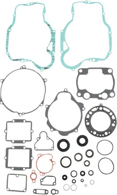 Moose Complete Engine Rebuild Gasket Kit with Oil Seals Kawasaki KX250 97-03 - Image 1 of 3