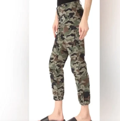 NILI LOTAN Green Camouflage French Military Pants Size US 6 - Image 1 of 4