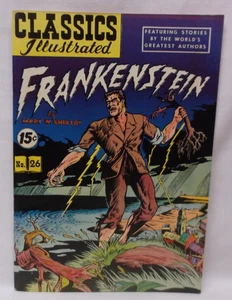 Classics Illustrated No 26 Frankenstein Comic 1945 by Mary Shelley - Picture 1 of 2