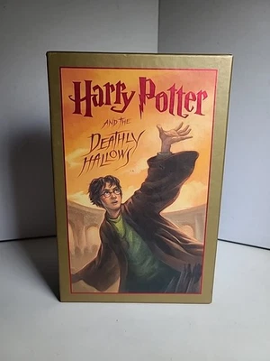 Harry Potter The Deathly Hallows Deluxe Box 2007 Signed Slip Cover J.K.Rowling - Image 1 of 4