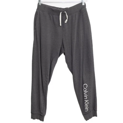 Calvin Klein Sleepwear Size L Womens Gray Joggers With Drawstring Waist - Image 1 of 4