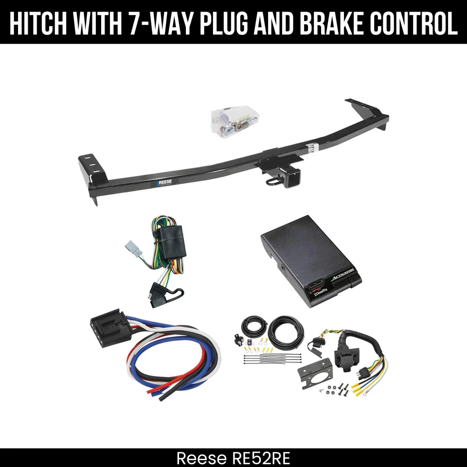 Paquete de remolque de enganche + control de freno para 03-08 Honda Pilot 01-06 Acura MDX 44589 clase 3 Foto 1 de 4