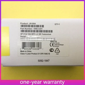 HPE X132 J9150A 10G SFP+ LC SR TRANSCEIVER New Sealed - Picture 1 of 2