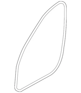 Genuine BMW 2009-2015 BMW Body Weather-Strip 51-72-7-231-334 - Picture 1 of 2