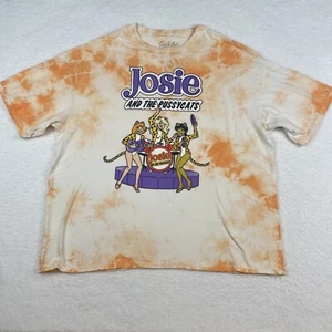 Archie Comics Men's Large Josie and the Pussycat Orange Tie Dye T- Shirt - Picture 1 of 8