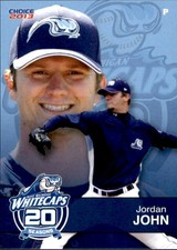 2013 West Michigan Whitecaps Choice 10 Jordan John Kingsland Texas Baseball Card