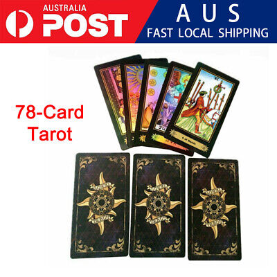 78-Card Tarot Cards Deck And Book Set For Beginner With Guidebook For Party Game • 15.99$