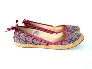 UGG - INDAH MARRAKESCH - rosa & blau Espadrille Slipper Ballerinas - Größe: 8 - Bild 1 von 9