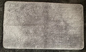 Badteppich Grau, Mikrofaser 70x120 - Bild 1 von 8