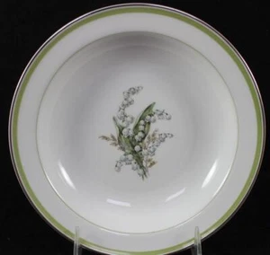 Tazón de sopa Franconia Lily of the Valley Rim - Imagen 1 de 4