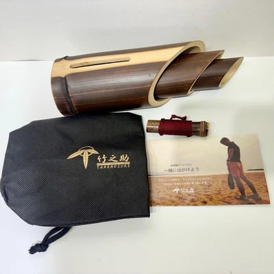 Altavoz de bambú Shakuhachi Vhtf Fukui Prefecture Takenosuke JPN edición limitada R Foto 1 de 4