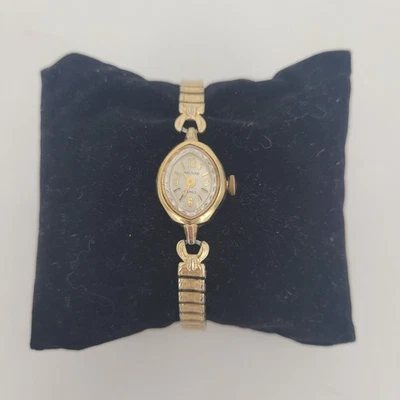 Reloj mecánico vintage Waltham 17 Jewel para dama tono dorado funcionando Foto 1 de 4