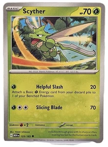 2023 Pokémon Card 123/165 Scythe - Ultra Rare Must-Have for Collectors! - Picture 1 of 2