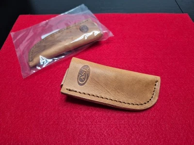 Cuchillo Plegable Funda Grande Case XX 4" Marrón Una Pieza Cuero Construcción 50289 Foto 1 de 4